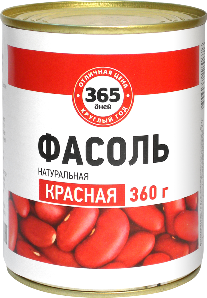 Фасоль красная 365 ДНЕЙ натур.
